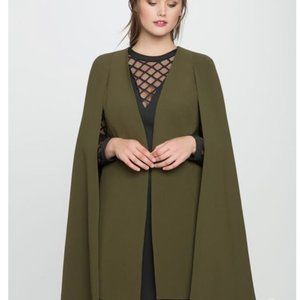 Eloquii Discontinued Below The Knee Cape Jacket Blazer